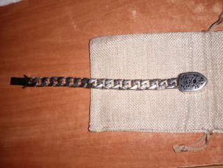 Pulsera Cubana León Acero Inoxidable