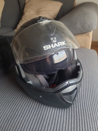 Casco de moto Shark negro evolibe serie 3. TALLA S