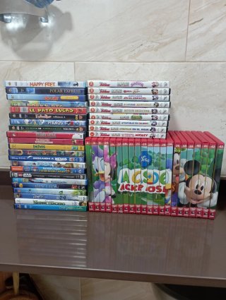 Lote 43 DVDs Infantiles Disney y Más