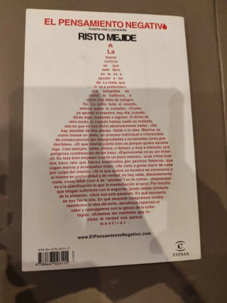 El pensamiento negativo