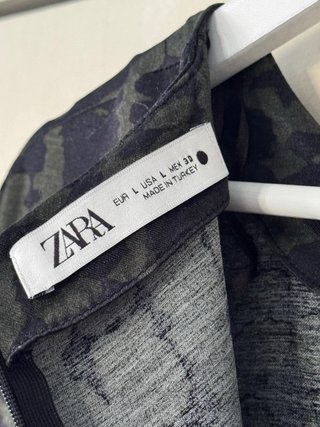 Vestido largo Zara estampado
