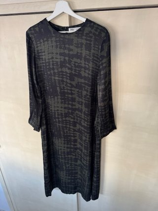 Vestido largo Zara estampado