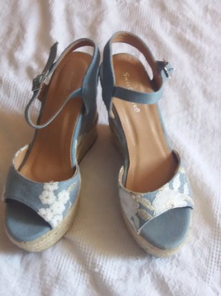 Scarpe con zeppa jeans Sweet Shoes 39