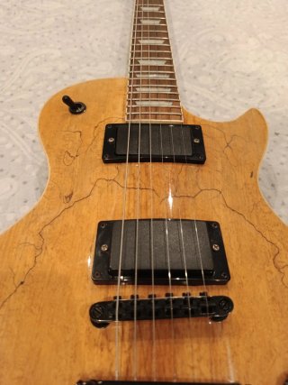 Guitarra Eléctrica Les Paul Madera Natural