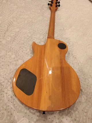 Guitarra Eléctrica Les Paul Madera Natural