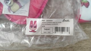 Zapatillas Lotso Toy Story Talla 40/41 +Calcetines