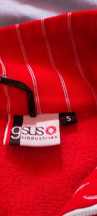 Sudadera Gsus Vintage Rayas Rojas