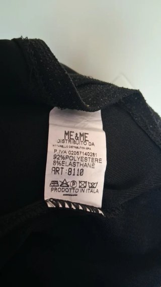 Top donna incrocio nero