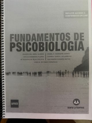 Fundamentos de Psicobiología UNED Sanz y Torres