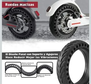 Ruedas Macizas 10 Pulgadas Patinete Eléctrico