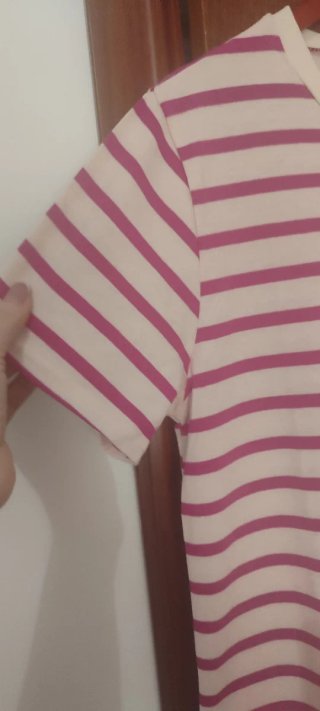 Vestido rayas rosa y blanco sin estrenar