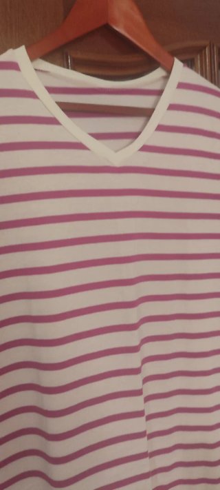 Vestido rayas rosa y blanco sin estrenar