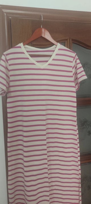Vestido rayas rosa y blanco sin estrenar