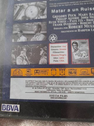DVD Matar a un Ruiseñor - Robert Mulligan