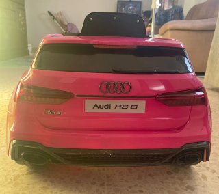 Coche Eléctrico Audi RS6 Rosa Niños