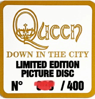 Queen LP Down In The City Picture Disc