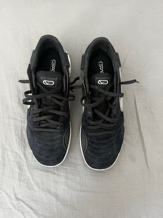 Zapatilla Fútbol Sala Nike Negra y Plateada