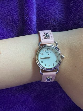 RELOJ ANALÓGICO BABY BEAR DE ACERO CON CORREA DE P