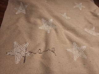 Alfombra Lavable Lorena Canals estrellas beige