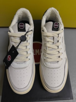 Zapatillas Colmar Piel Beige/Blanco