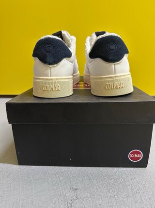 Zapatillas Colmar Piel Beige/Blanco