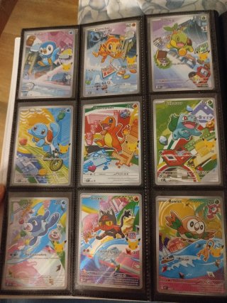 Lote 9 Cartas Pokémon 1ª Compañía Español
