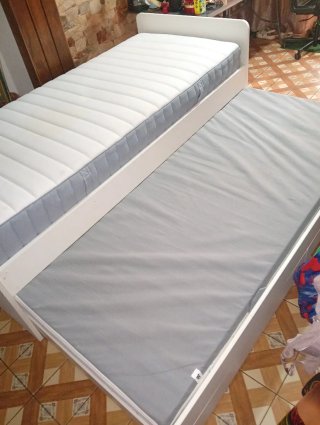 Cama Doble 190x90 IKEA con Cajones y Colchón