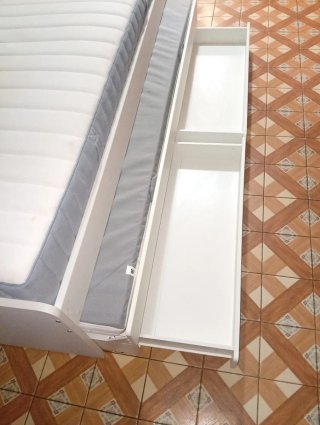 Cama Doble 190x90 IKEA con Cajones y Colchón
