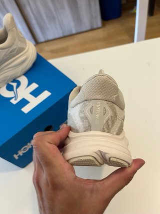 Hoka Clifton 10 Beige/Blanco Talla 42
