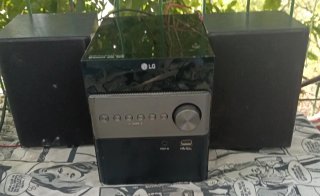 Equipo de música LG Negro/Plateado