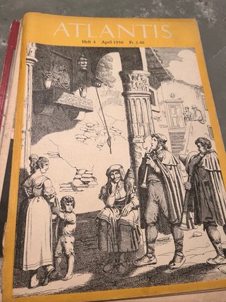 Lote de 9 revistas “ATLANTIS” (años 40 y 50)