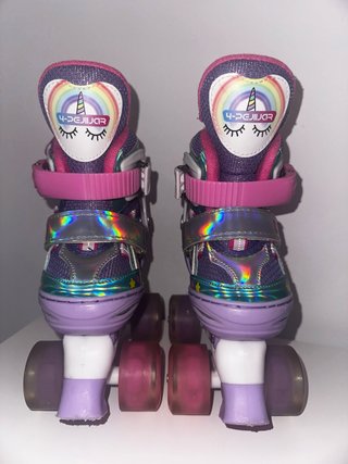 Patines infantiles unicornio con luces