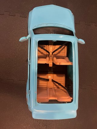 Coche todoterreno Barbie azul