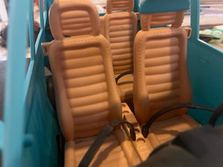 Coche todoterreno Barbie azul