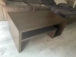 Mesa de centro wengué moderna