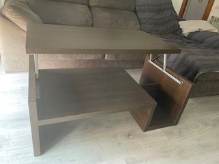 Mesa de centro wengué moderna