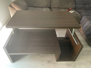 Mesa de centro wengué moderna