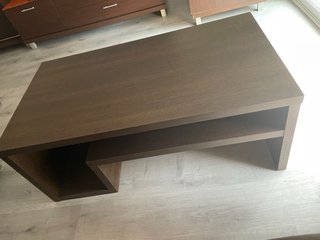 Mesa de centro wengué moderna