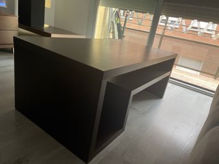 Mesa de centro wengué moderna