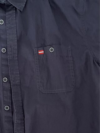 Camisa de hombre azul