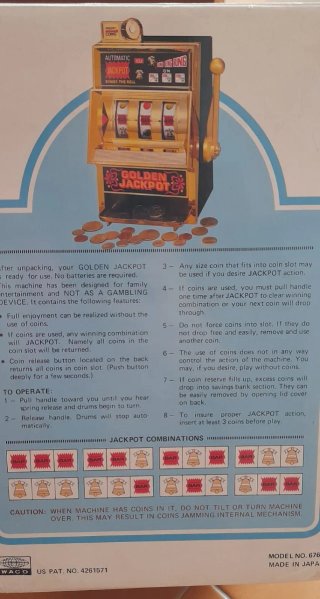 Máquina tragaperras WACCO Golden Jackpot