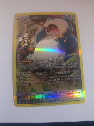 Carta Pokémon Snorlax Espada y Escudo