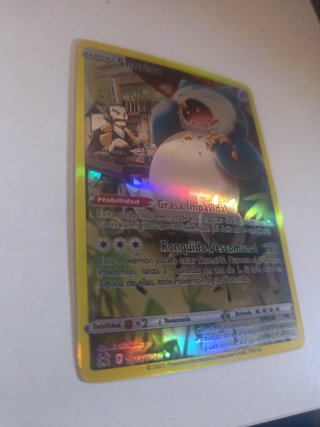 Carta Pokémon Snorlax Espada y Escudo