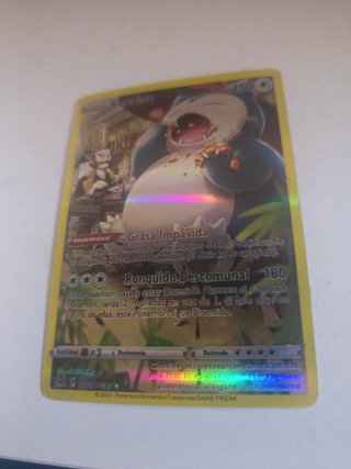 Carta Pokémon Snorlax Espada y Escudo