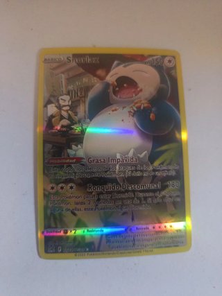 Carta Pokémon Snorlax Espada y Escudo