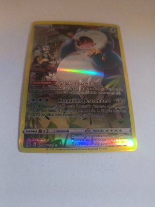 Carta Pokémon Snorlax Espada y Escudo