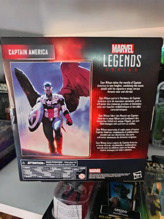 Figura Marvel Legends Capitán América (Sam Wilson)