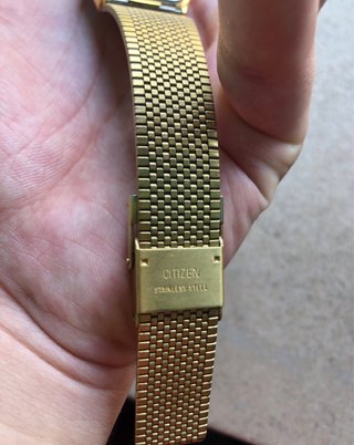 Orologio Citizen Quartz Vintage Placcato Oro