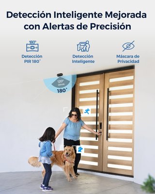 Cámara Solar Reolink 4K WiFi Gran Angular 180°