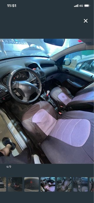Peugeot 206 1.6 16v 110cv (Averiado)